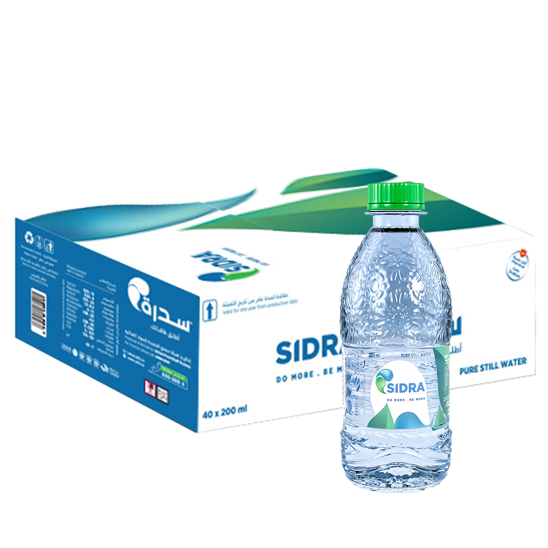 200 ml Carton - 40 bottles - Sidra Water